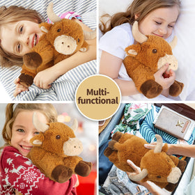 Cuckool bedtime snuggle bull plush, ideal for night-time comfort.