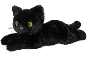 Cuckool Black Cat plush with lifelike look for cozy companionship