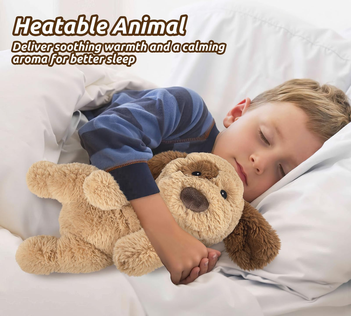 Cuckool coolable dog plush shown for gentle cooling moments