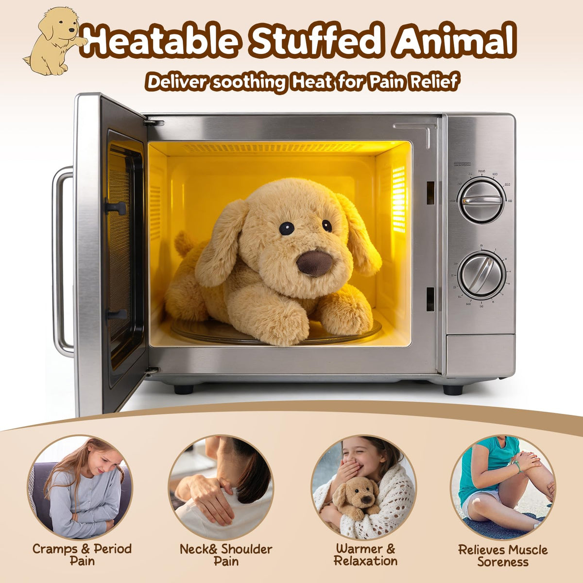 Cuckool dog plush with adoption certificate packaging as a gift.