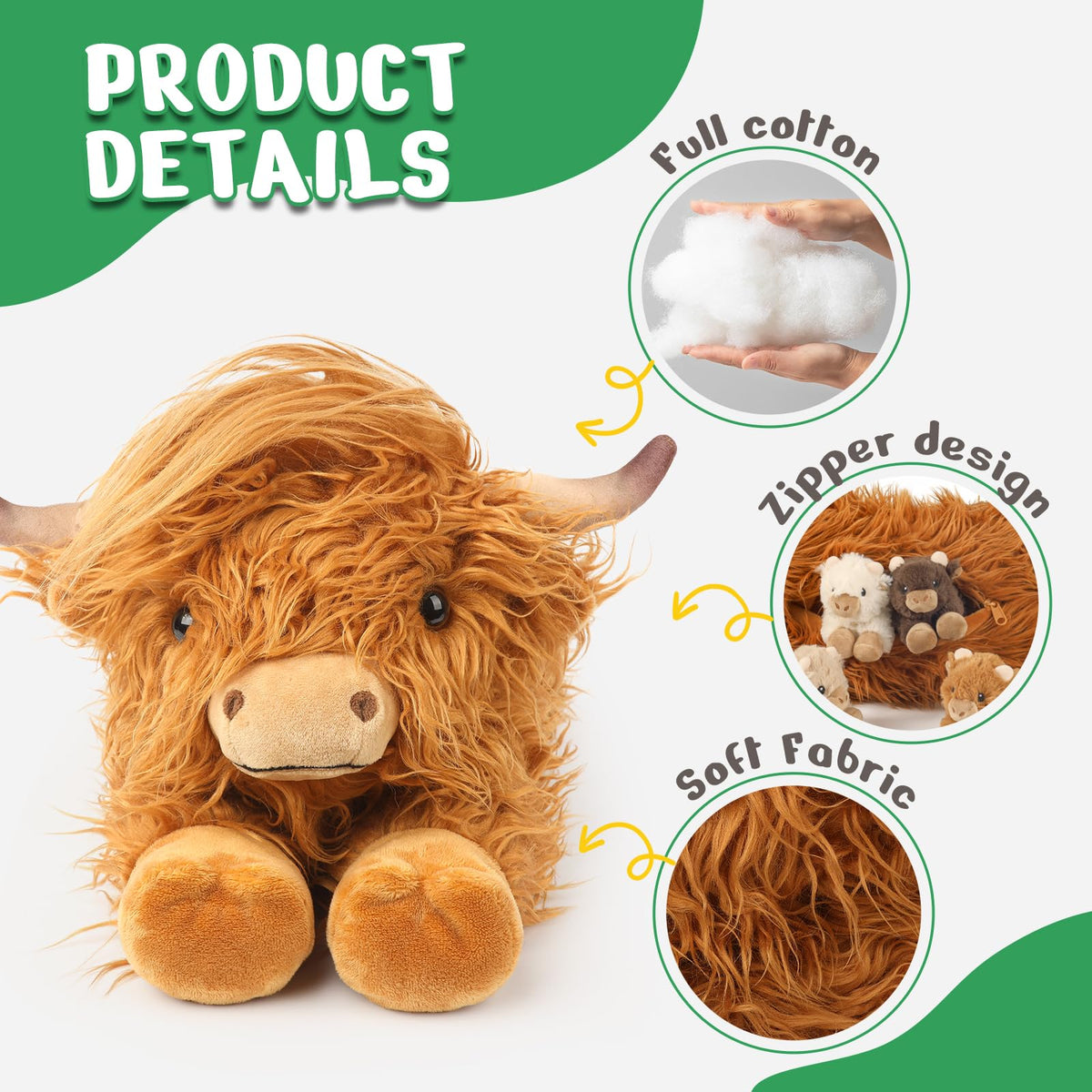 Cuckool Highland Cow adoption certificate packaging makes gifting special