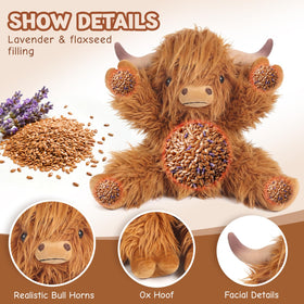 Cuckool Highland Cow lavender-scent image hints calming atmosphere