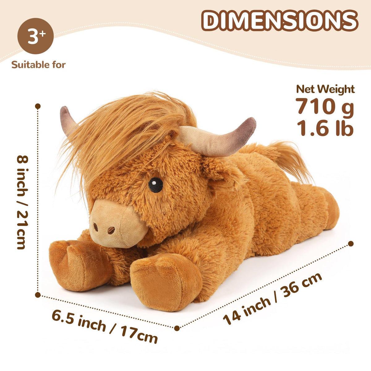 Cuckool Highland Cow packaging includes an adoption certificate for personalization