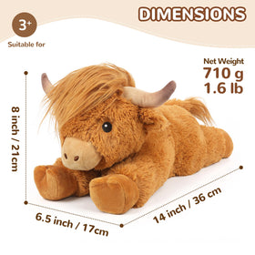 Cuckool Highland Cow packaging includes an adoption certificate for personalization