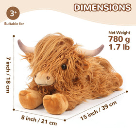 Cuckool Highland Cow plush cooling pack delivers refreshing cool relief when needed