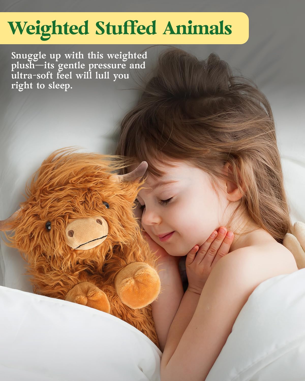 Cuckool Highland Cow plush full-body 15in profile ideal for cuddling.