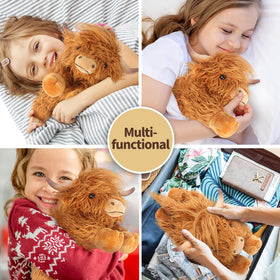 Cuckool Highland Cow plush packaging with adoption certificate adds personal touch