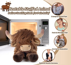 Cuckool Highland Cow soft fur and friendly face for bedtime cuddles