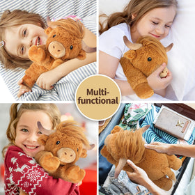 Cuckool Highland Cow soft fur texture ideal for kids and adults