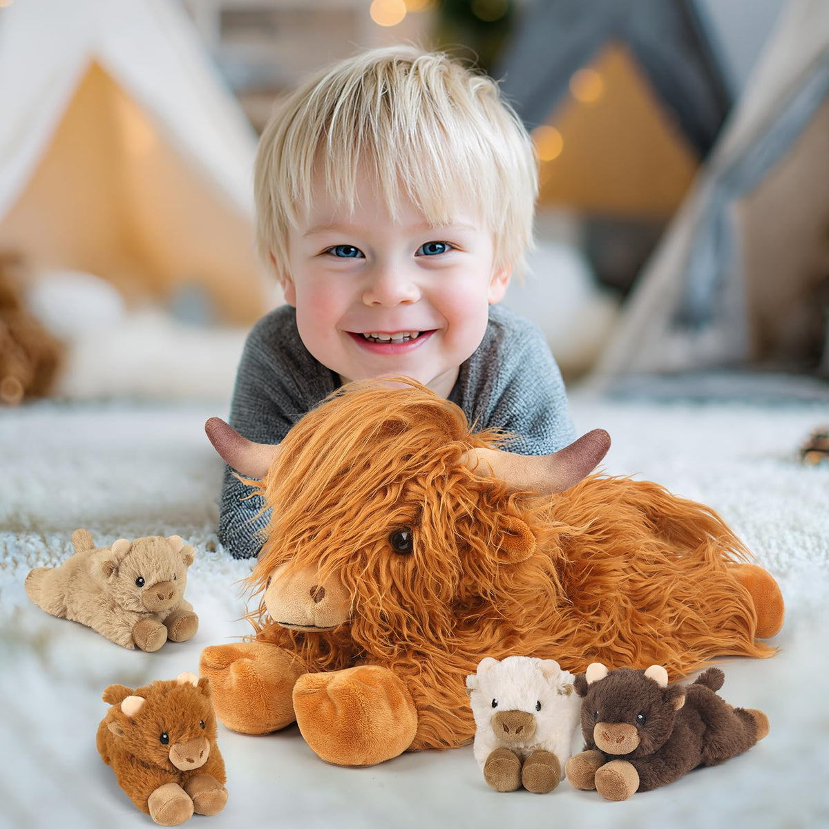Cuckool Highland Cow ultra-soft fabric offers comforting bedtime snuggles