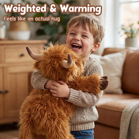 Cuckool Highland Cow unscented beads plush with long-lasting warmth