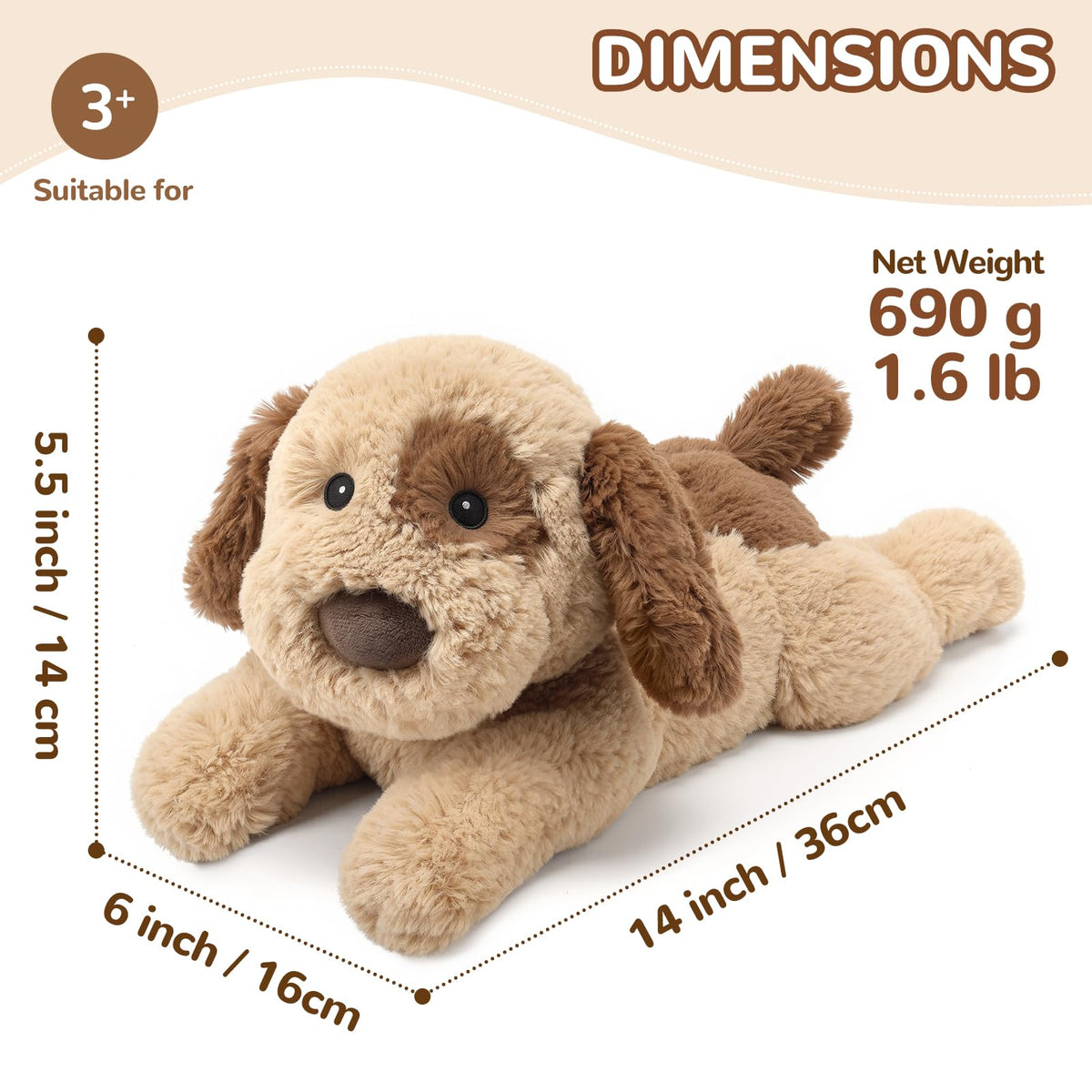 Cuckool lavender-scented dog plush close-up highlighting calming aroma