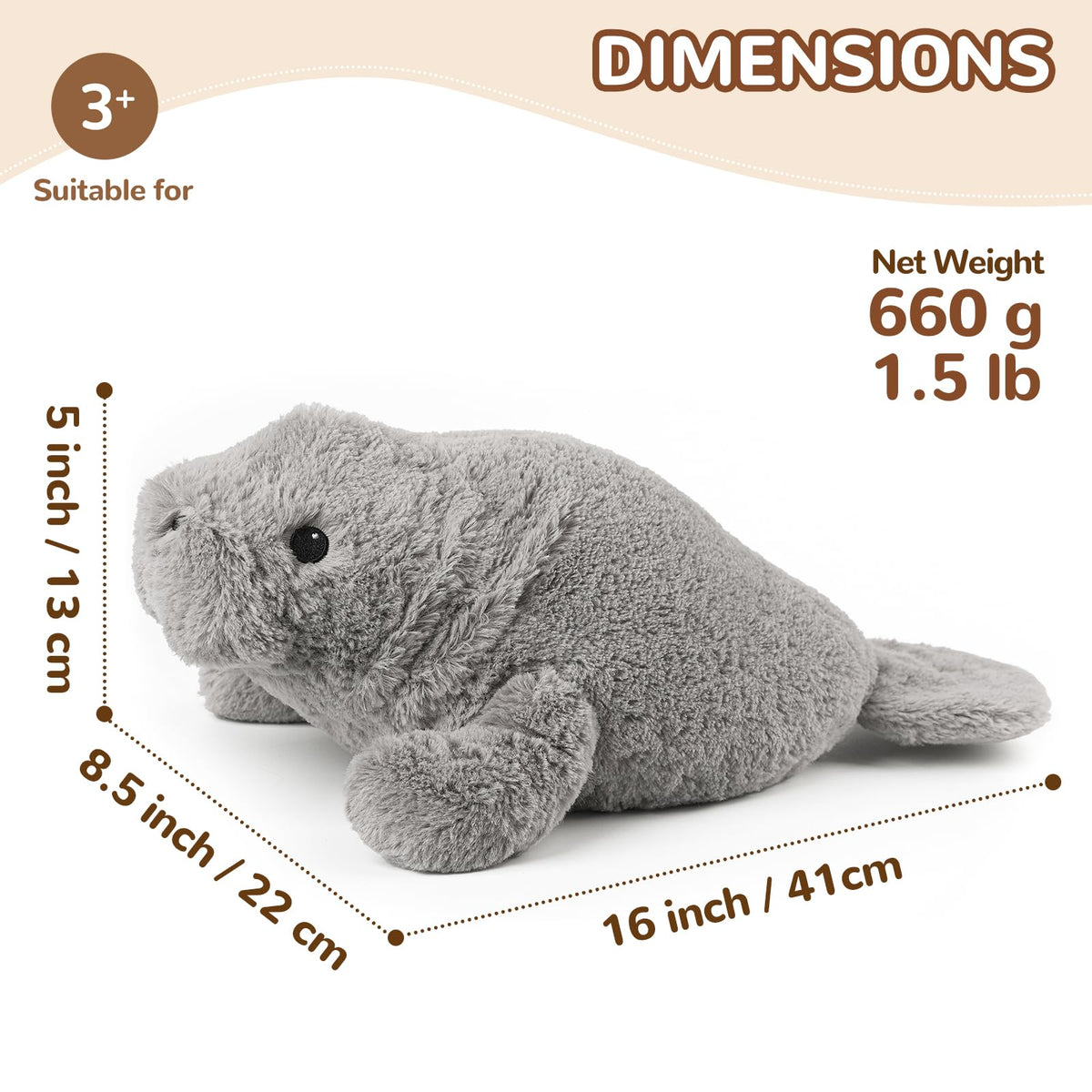 Cuckool Manatee with lavender scent for soothing calm