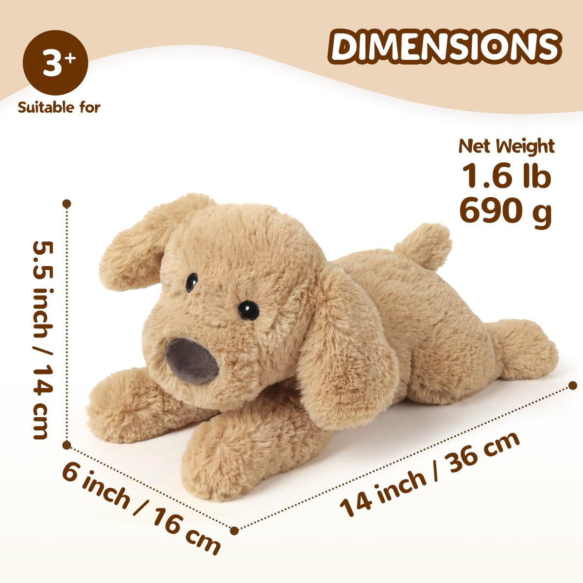 Cuckool microwavable dog plush offering warm, soothing heat.