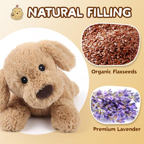 Cuckool soft dog plush perfect for bedtime hugs and security.