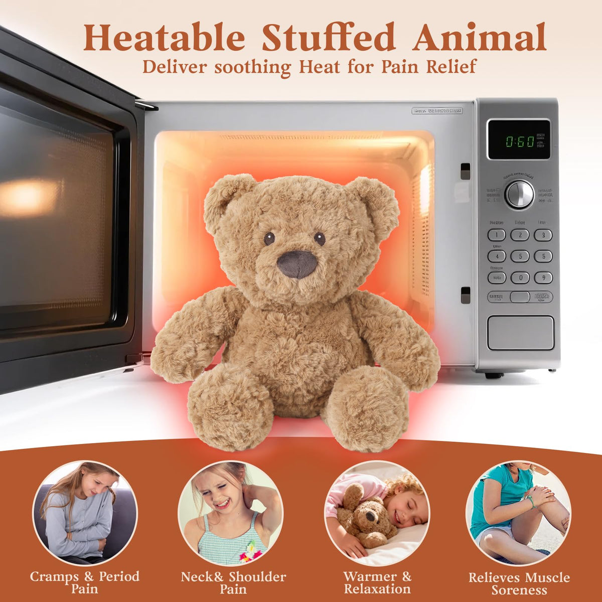 Cuckool Teddy Bear chilling option provides refreshing cooling.