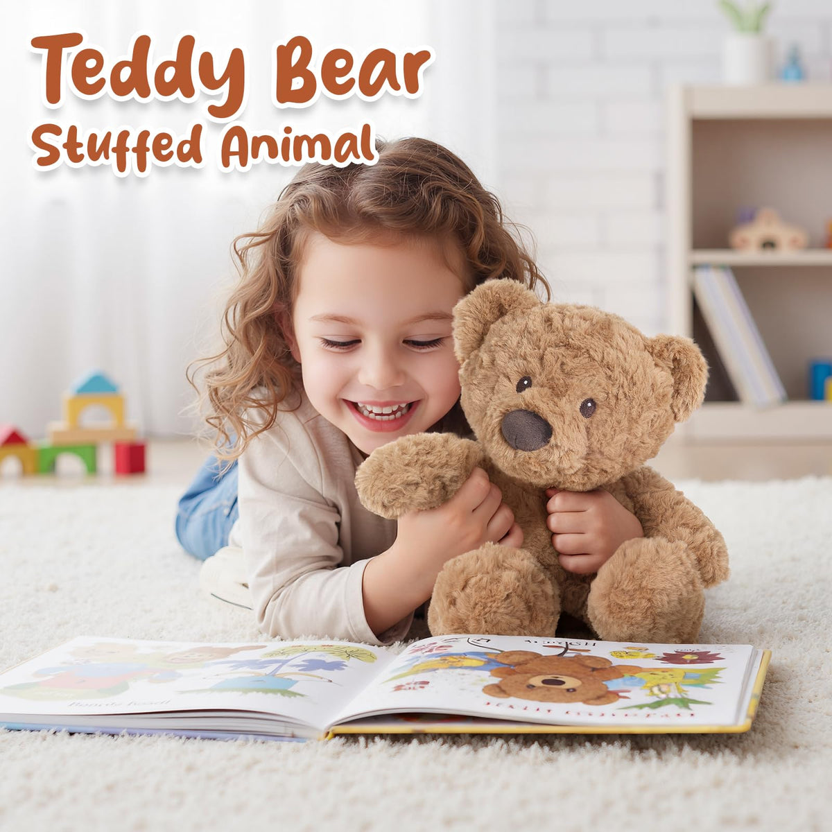 Cuckool Teddy Bear soft plush fabric enhances comfort.