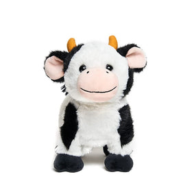 Cuddle Barn plush features soft fabric for comforting hugs.