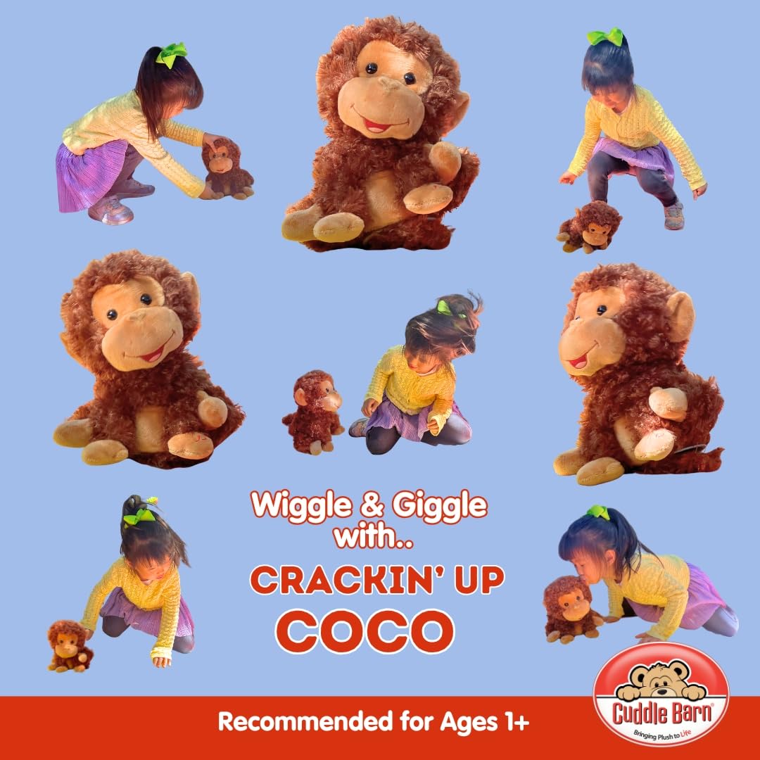 Soft polyester material provides gentle hugs with Crackin' Up Coco.