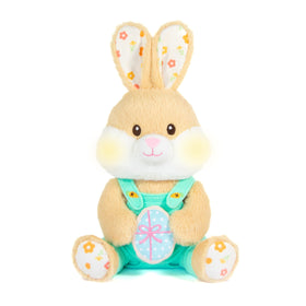 Cuddle Barn Lil' Sugarcrumbs Easter Bunny lights up for joyful playtime.