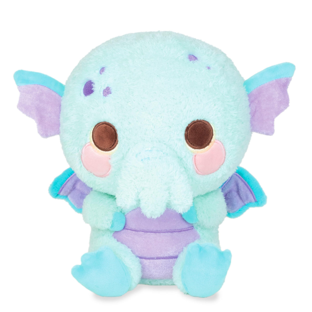 Lulu the Curious Cthulhu plush ready for cozy bedtime cuddles.