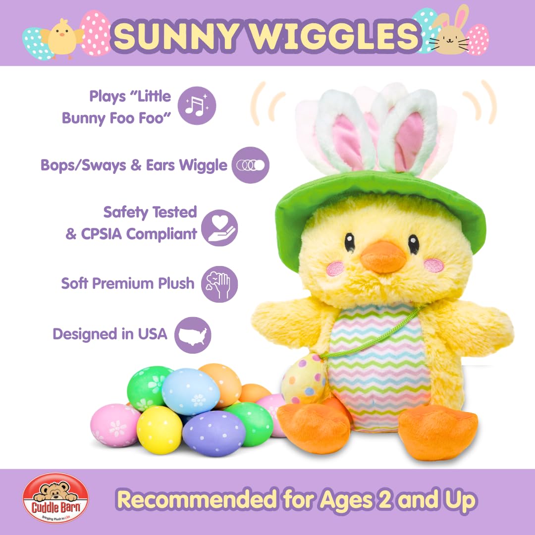 Sunny Wiggles bunny ears wiggle during music moment