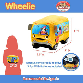 Close-up of Wheelie mouth movement syncing with lyrics.