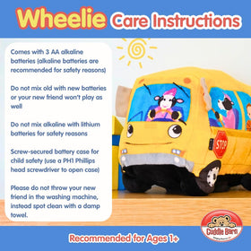 Wheelie packaging open, showcasing the toy and features.