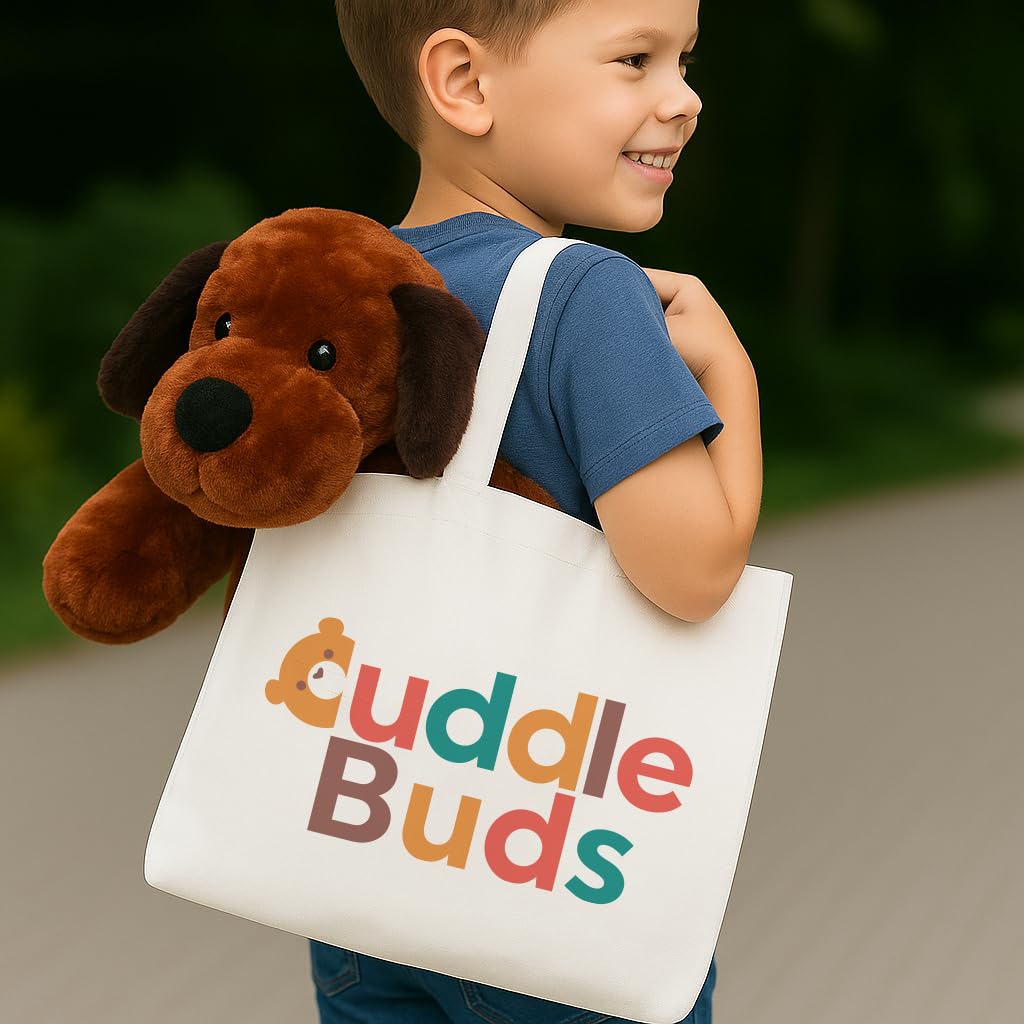 Cuddle Buds soft polyester fleece offers a gentle inviting touch for snuggles