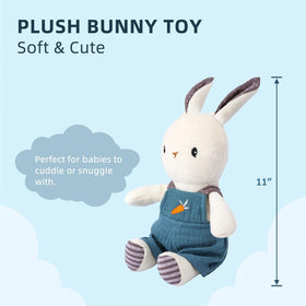 Cuddle Corner Bunny 0+ age suitability evidence for safe infant play.