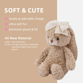 CUDDLE CORNER Bunny gift-ready plush, ideal present for babies and toddlers.