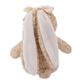 CUDDLE CORNER Bunny plush—soft fur, ideal for nap-time play and soothing hugs.