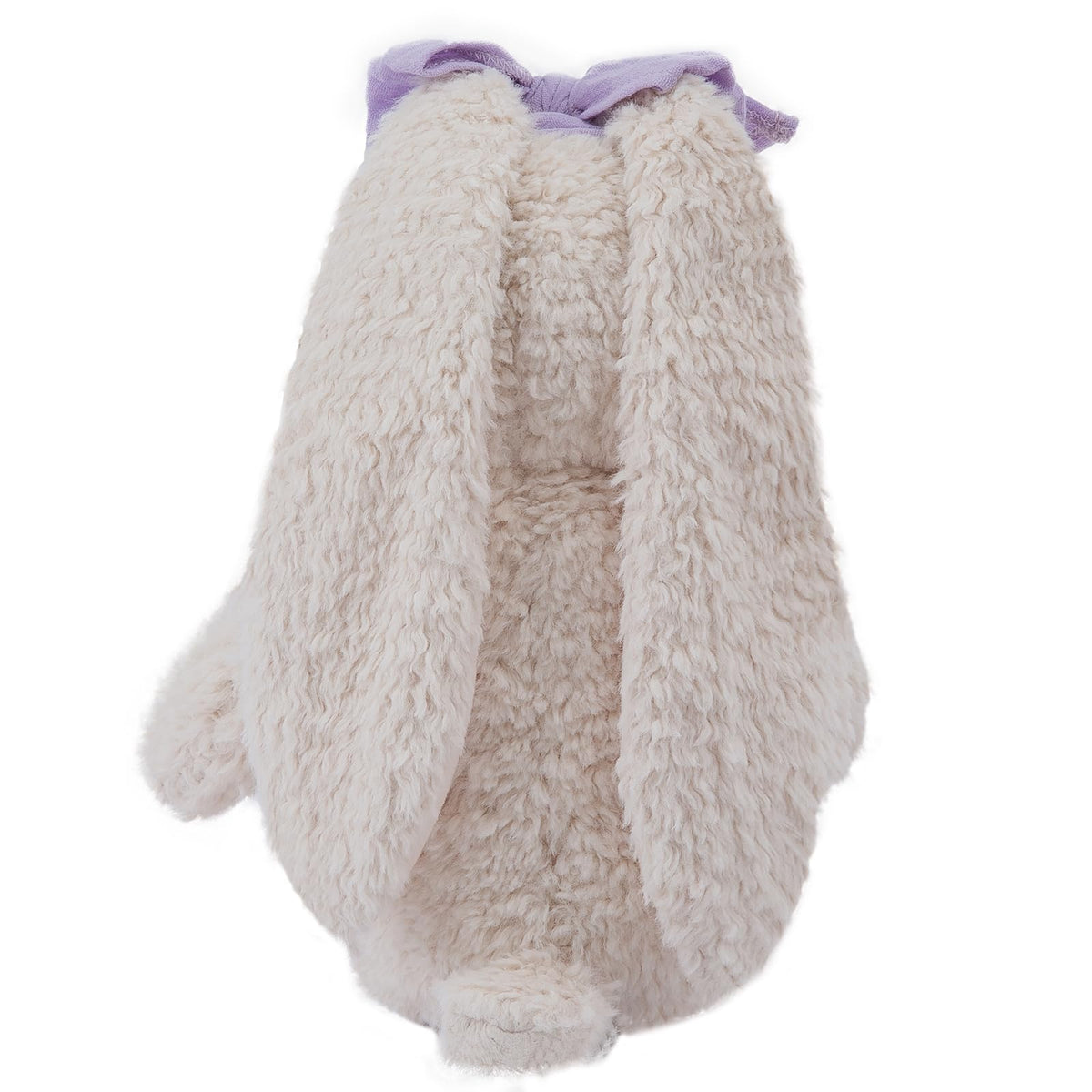 CUDDLE CORNER bunny-purple-bow detail adds charming gift-ready appeal