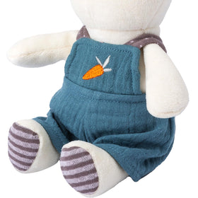 Cuddle Corner Bunny durable-stitching close-up suggests long-lasting playmate.