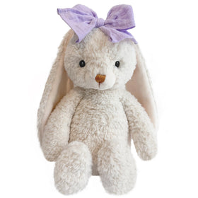 CUDDLE CORNER bunny-stuffed-animal with velvety fur for gentle cuddles