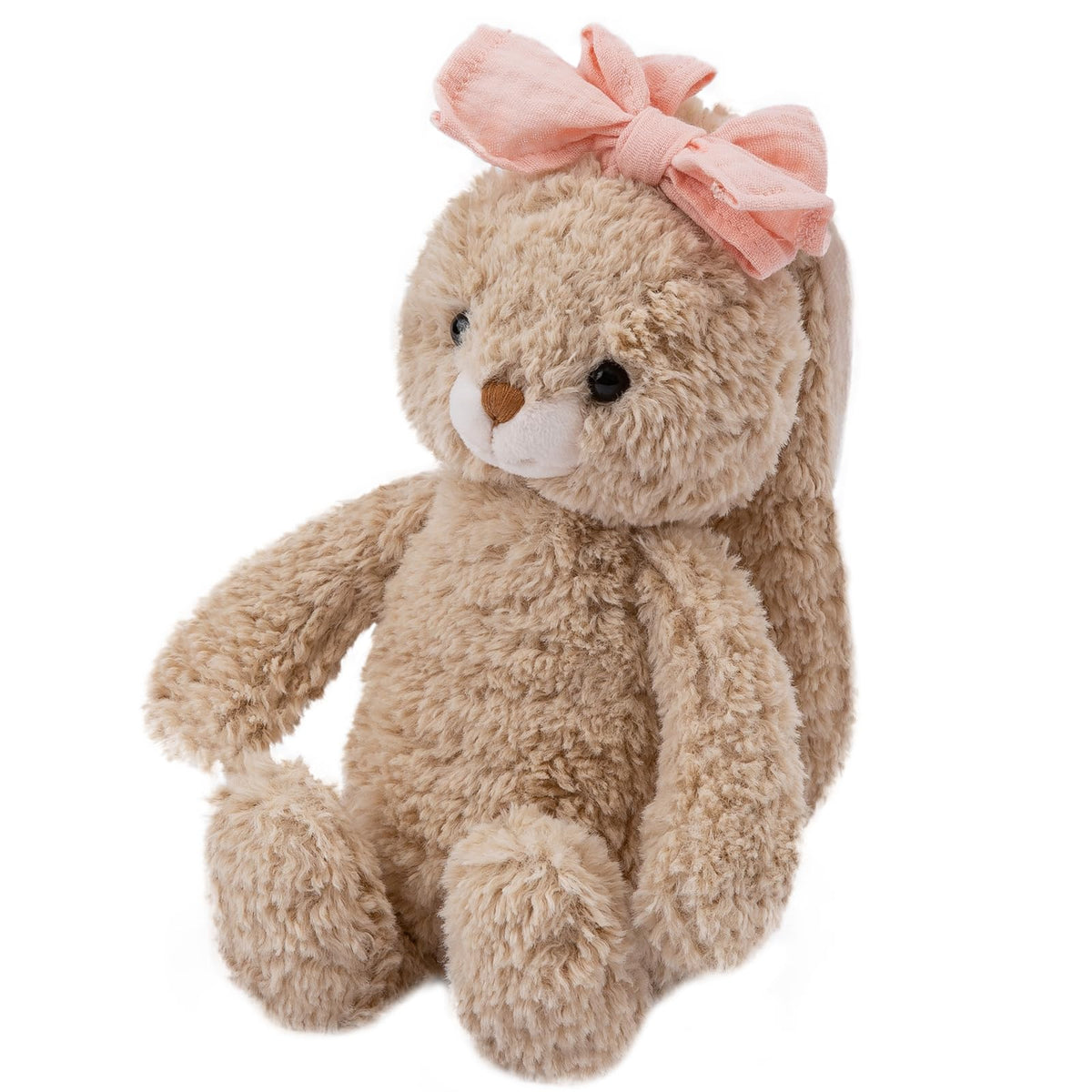 Cuddle Corner plush bunny pink bow for gift-ready delight