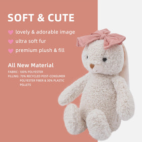 Cuddle Corner snuggle companion bunny supports calm nap and play.