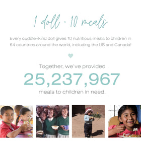 cuddle + kind Platinum Award doll inspires trust through award-winning design.