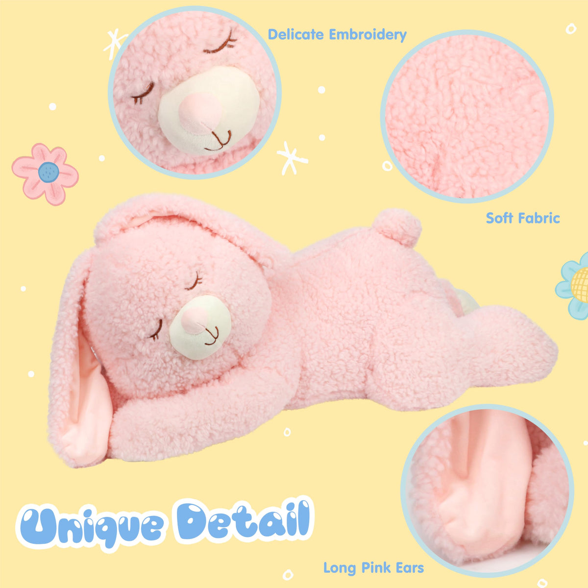 Cudhug 31.5-inch bunny used as Easter decor.