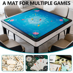 CUFURNIX Mahjong Mat fits different table sizes for versatile setups