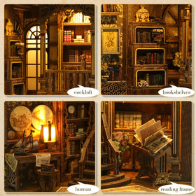 Cuiwos Vintage library room design inspires cozy reading corners.