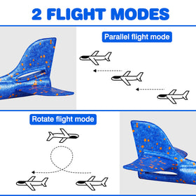 CUKU two flight modes parallel and rotate for versatile outdoor play.