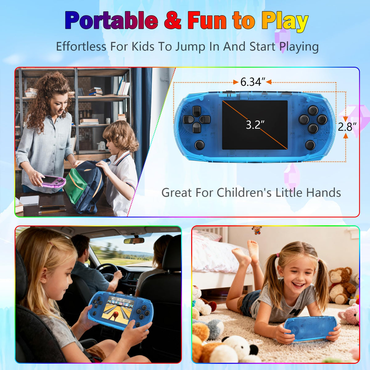 CULAGEiMi mini arcade makes a thoughtful gift for kids and travel.