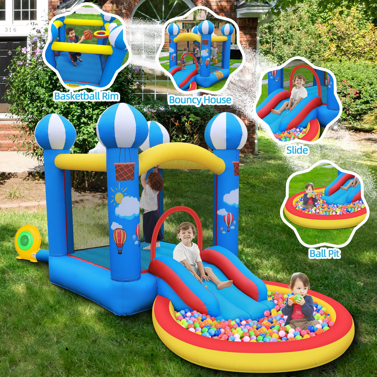 CulaLuva ball pit area ready for active play.