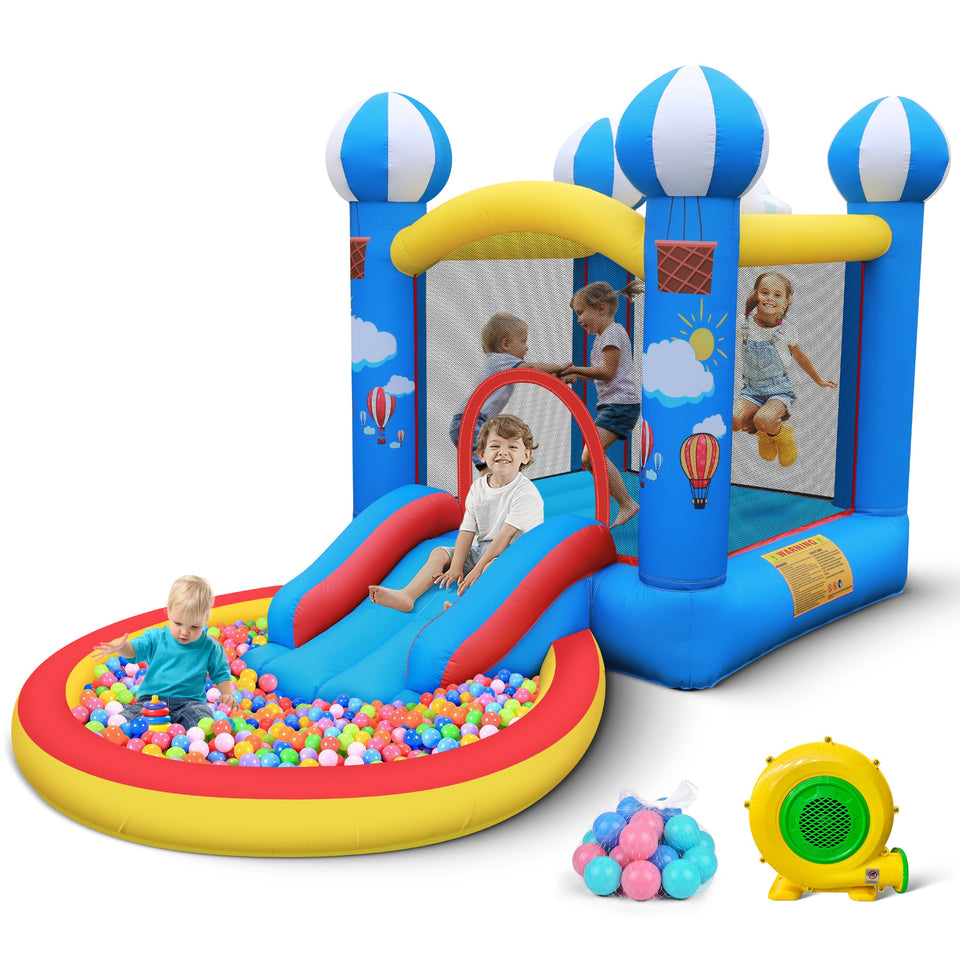 CulaLuva bounce house front view for outdoor family fun.