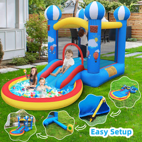 CulaLuva bounce house slide for quick, energetic play.