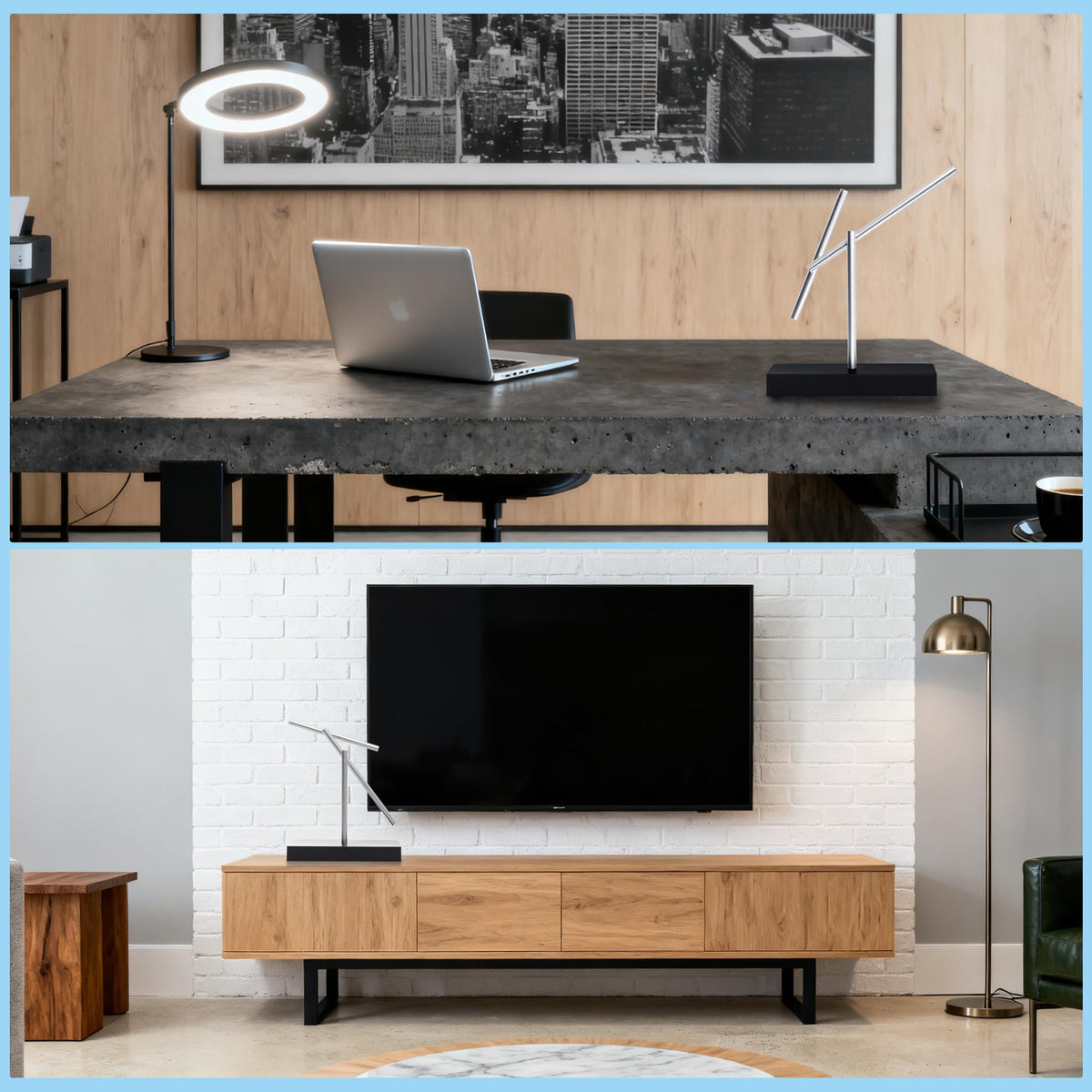 CulinaryEdge desk centerpiece sticks attract attention, enhancing modern offices or home study areas.