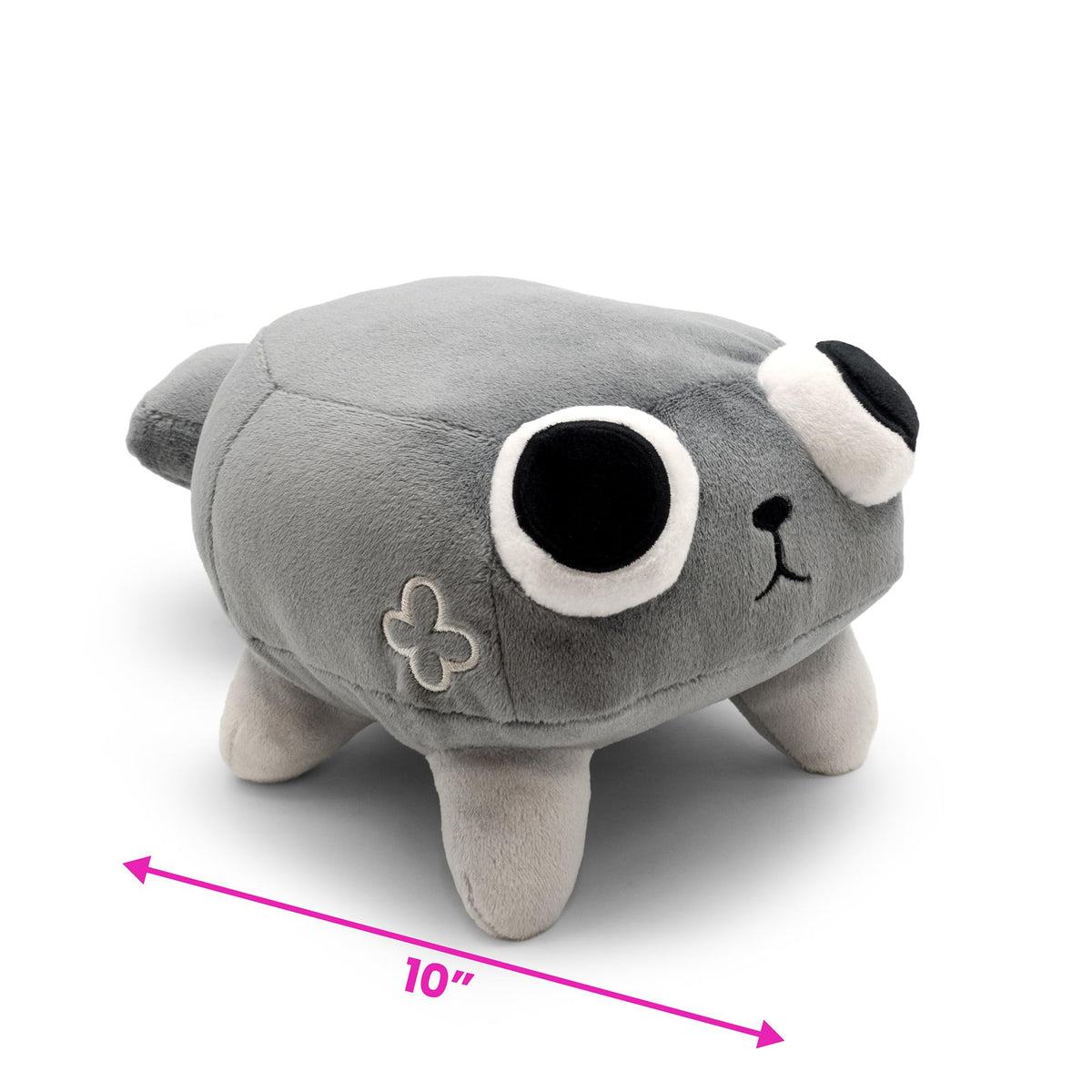 Culture Fly Dandy's World Pebble plush embroidery detail highlights game-accurate features.