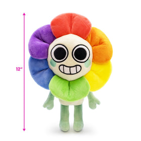 Culture Fly Dandy's World Shelly plush doll, detailed embroidery for shelf display.