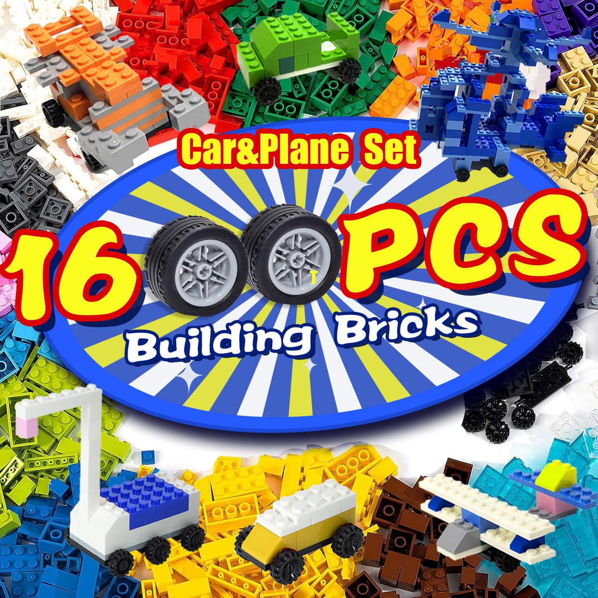 cumeysnon 1600-piece bricks set front view shows bright colors for imaginative play